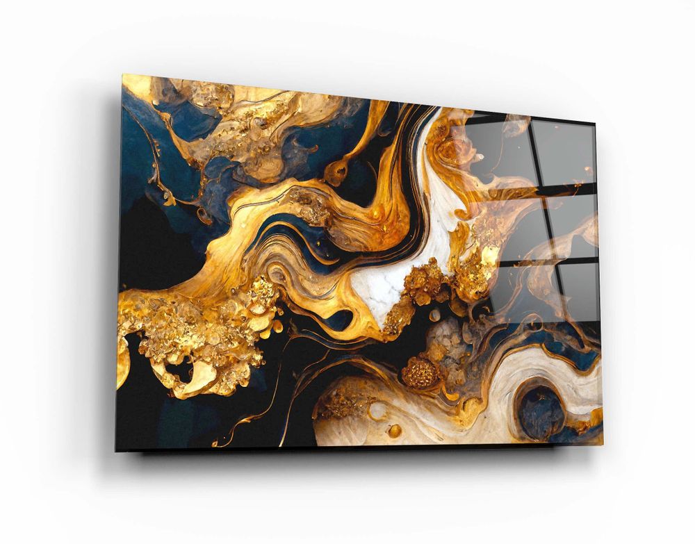 Other wall decoration - Marble Collection H12Glass Wall Art  110CMx70CM - ARTDESIGNA
