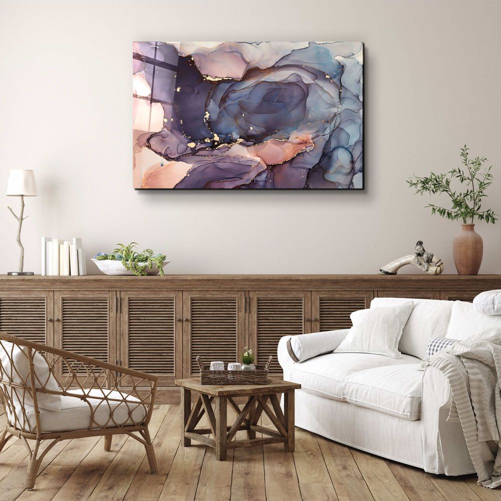 Other wall decoration - Marble Collection H11Glass Wall Art 110CMx70CM - ARTDESIGNA