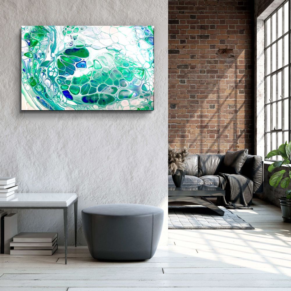 Autres décorations murales - Collection Marbre H17 - ElixirGlass Décoration murale 110CMx70CM - ARTDESIGNA