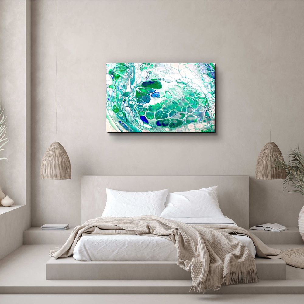 Autres décorations murales - Collection Marbre H17 - ElixirGlass Décoration murale 110CMx70CM - ARTDESIGNA