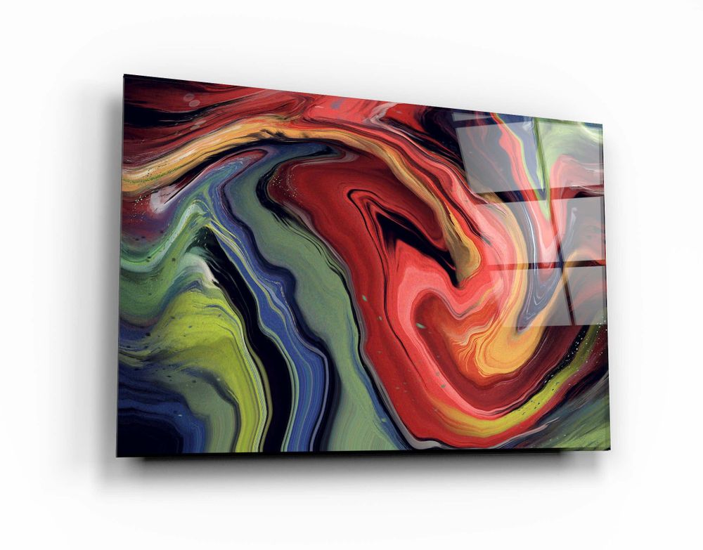 Other wall decoration - Marble Collection H19Glass Wall Art 110CMx70CM - ARTDESIGNA