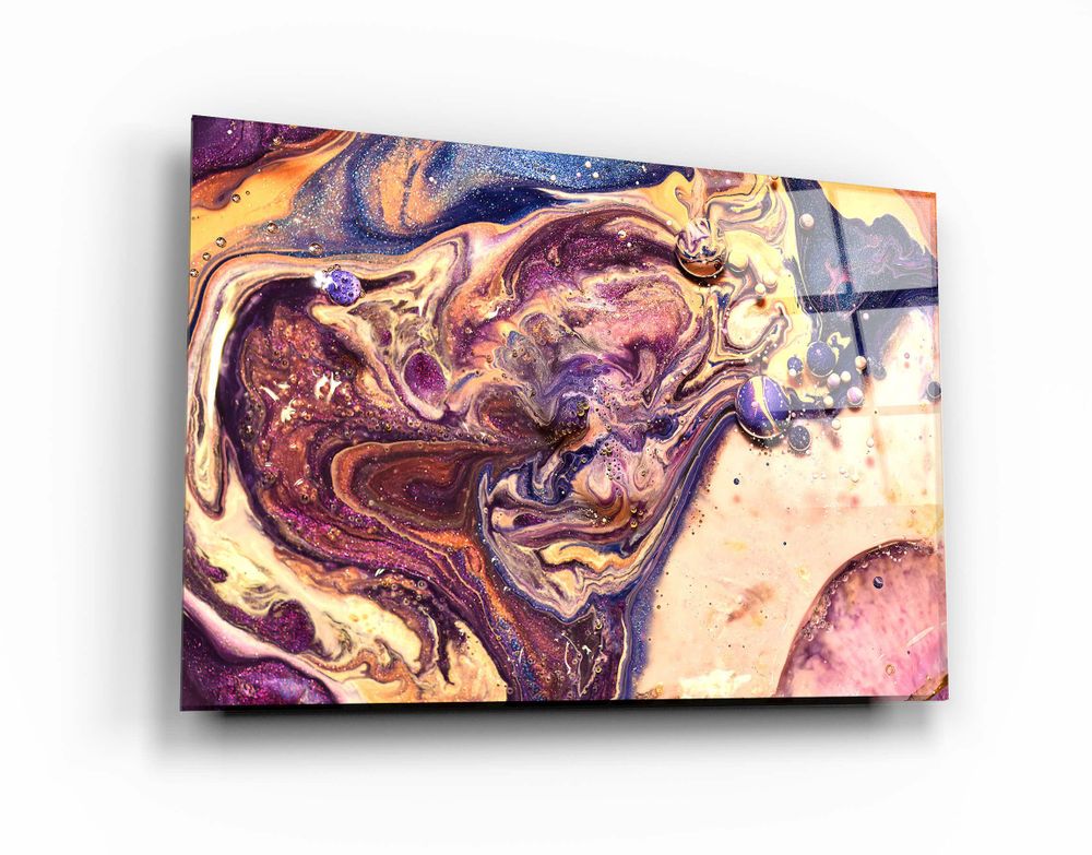Other wall decoration - Marble Galaxy 3Glass Wall Art 110CMx70CM - ARTDESIGNA