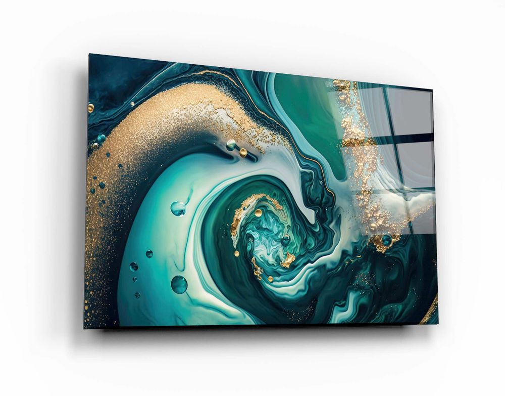 Other wall decoration - Marble Collection H23 - IslandGlass Wall Art  110CMx70CM - ARTDESIGNA