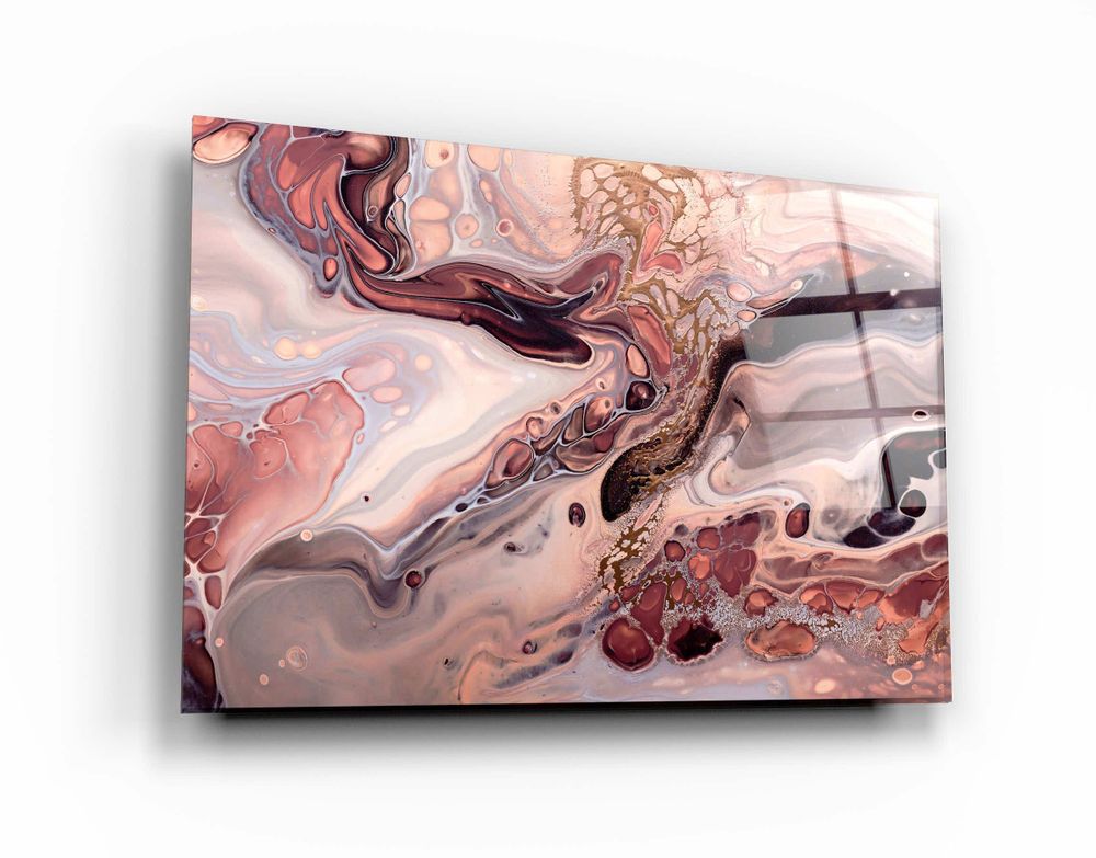Autres décorations murales - Collection Marbre H25Décor mural en verre 110CMx70CM - ARTDESIGNA