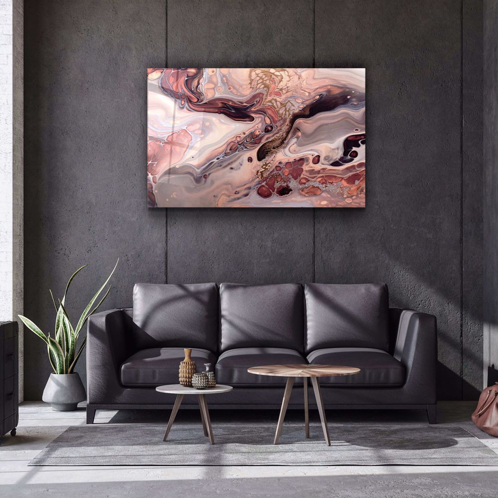 Autres décorations murales - Collection Marbre H25Décor mural en verre 110CMx70CM - ARTDESIGNA
