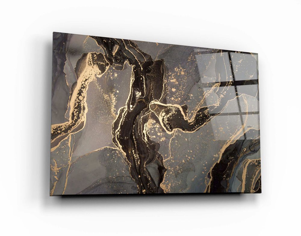 Other wall decoration - Marble Collection H27Glass Wall Art  110CMx70CM - ARTDESIGNA