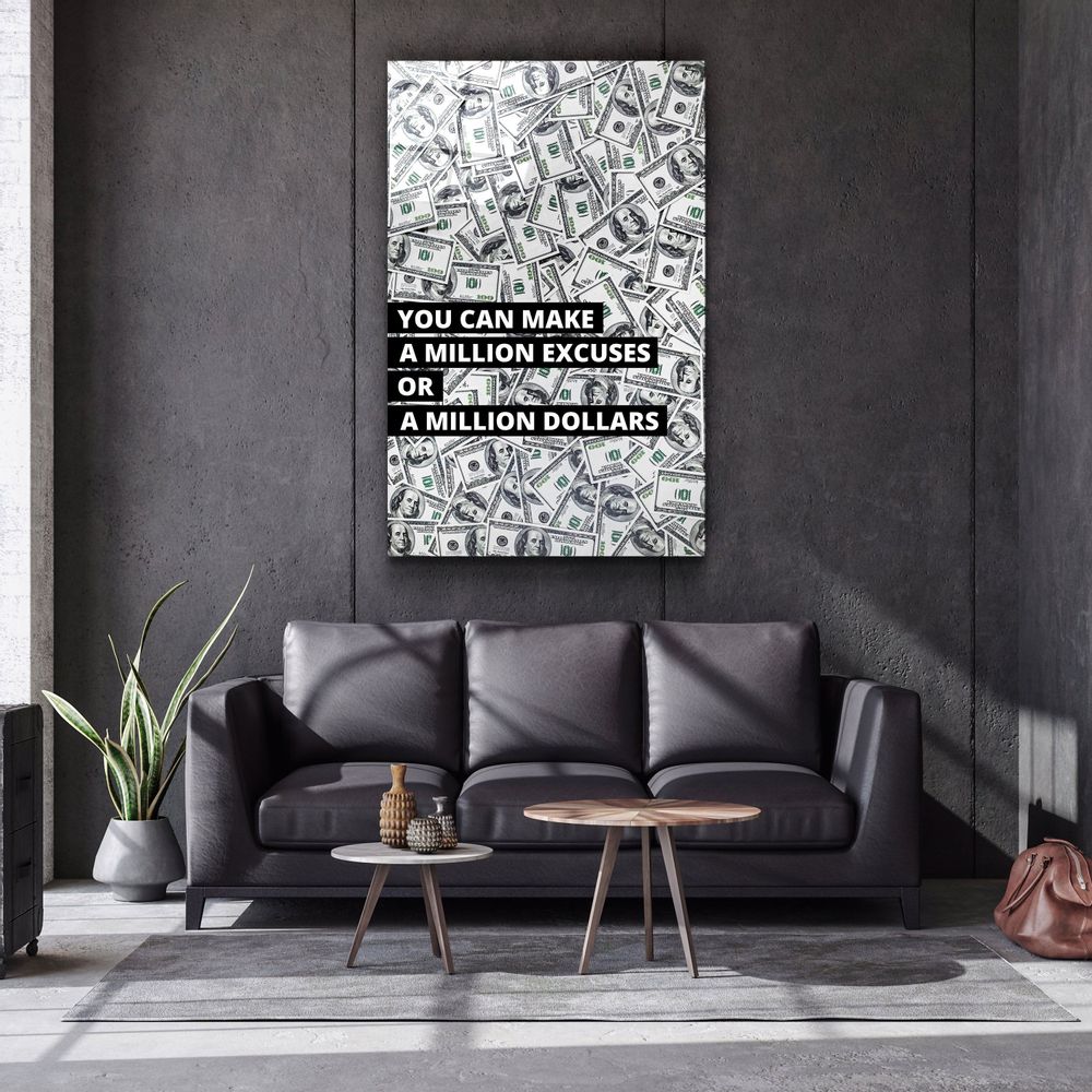 Other wall decoration - Million DollarsDesigners Collection Glass Wall Art 110CMx70CM - ARTDESIGNA
