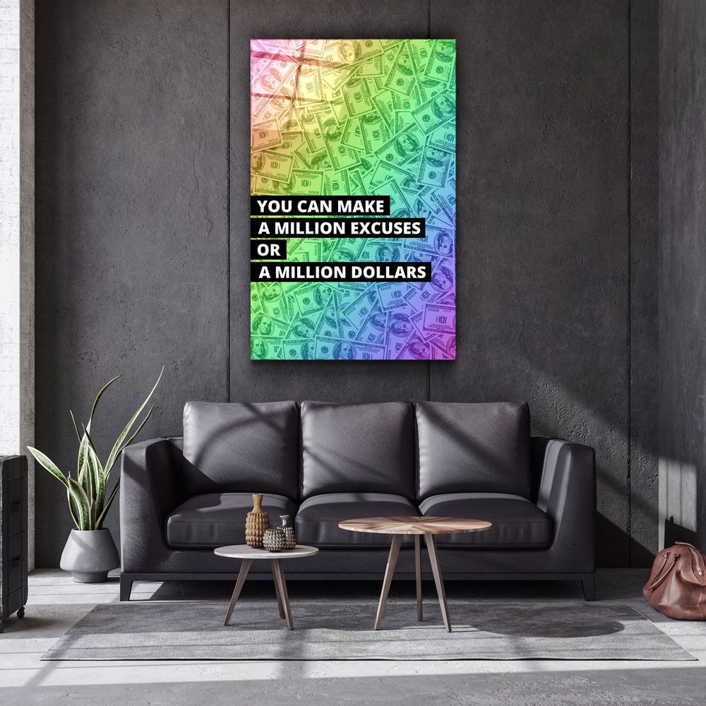 Other wall decoration - Million DollarsDesigners Collection Glass Wall Art 110CMx70CM - ARTDESIGNA