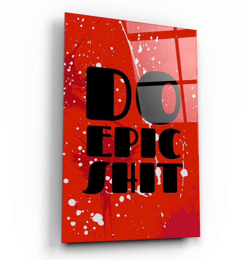 Autres décorations murales - Art mural en verre de la collection Do Epic Designer 110CMx70CM - ARTDESIGNA