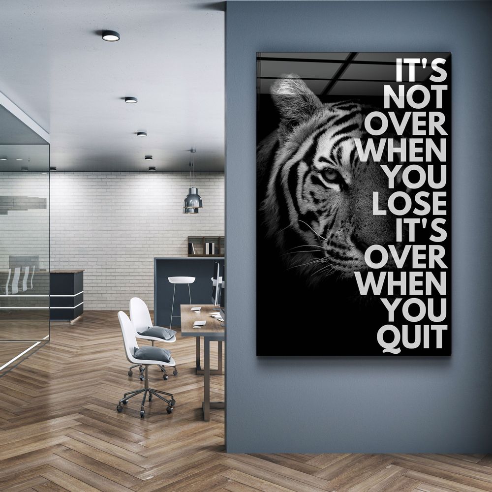 Autres décorations murales - Ce n'est pas fini, collection de designers, art mural en verre 110CMx70CM - ARTDESIGNA