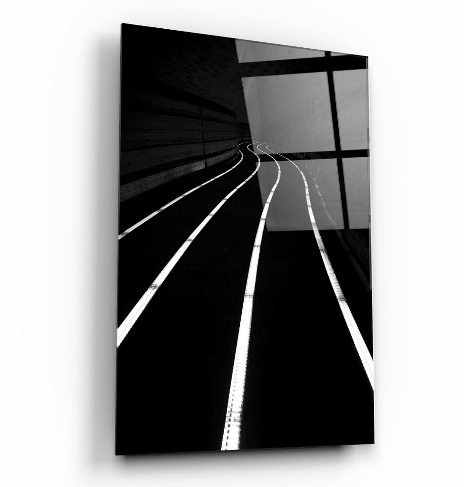 Other wall decoration - Road at NightDesigners Collection Glass Wall Art 110CMx70CM - ARTDESIGNA