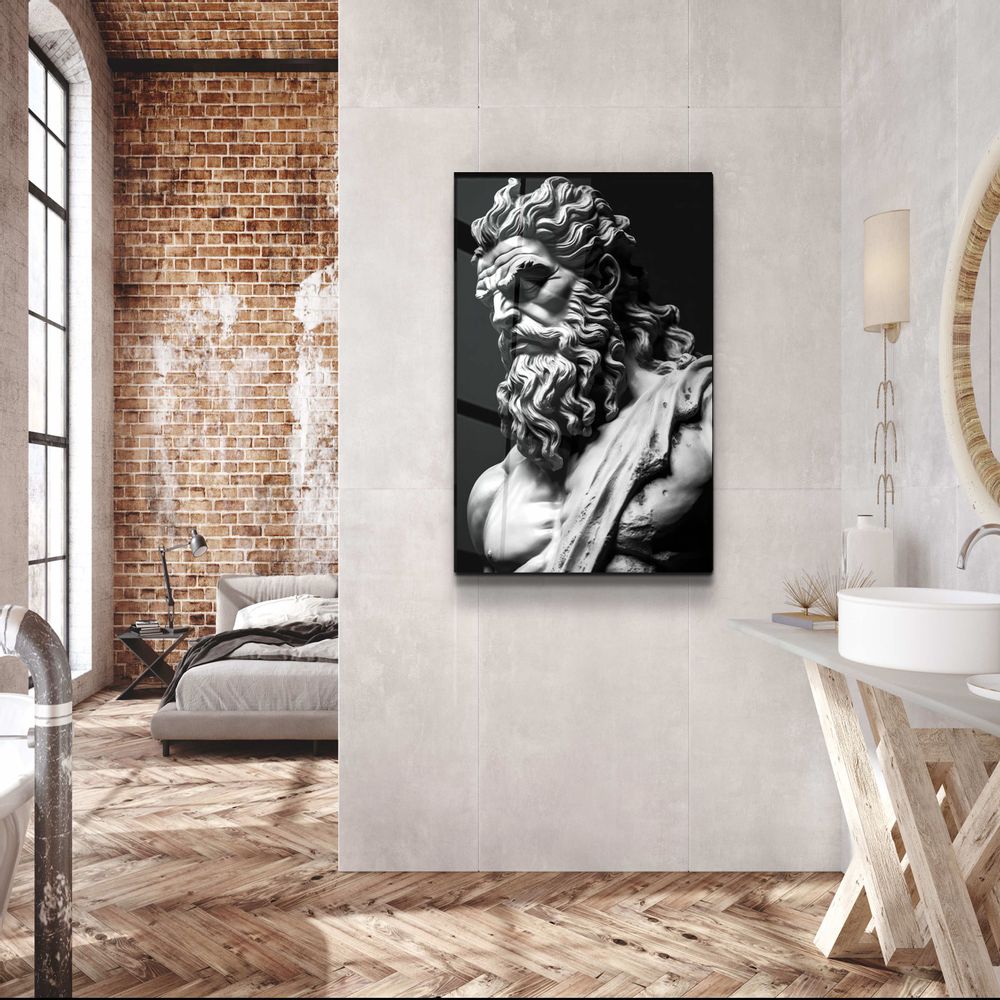 Other wall decoration - ZeusDesigners Collection Glass Wall Art  110CMx70CM - ARTDESIGNA
