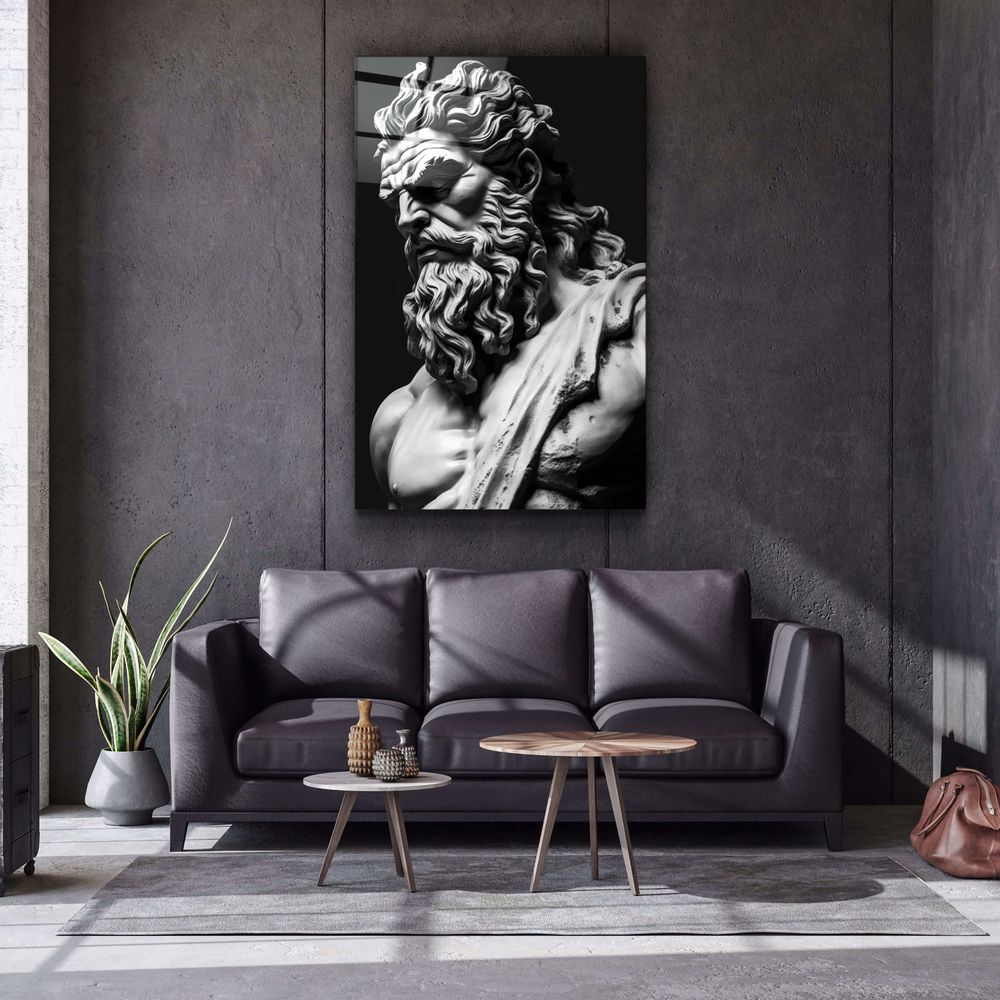 Other wall decoration - ZeusDesigners Collection Glass Wall Art  110CMx70CM - ARTDESIGNA