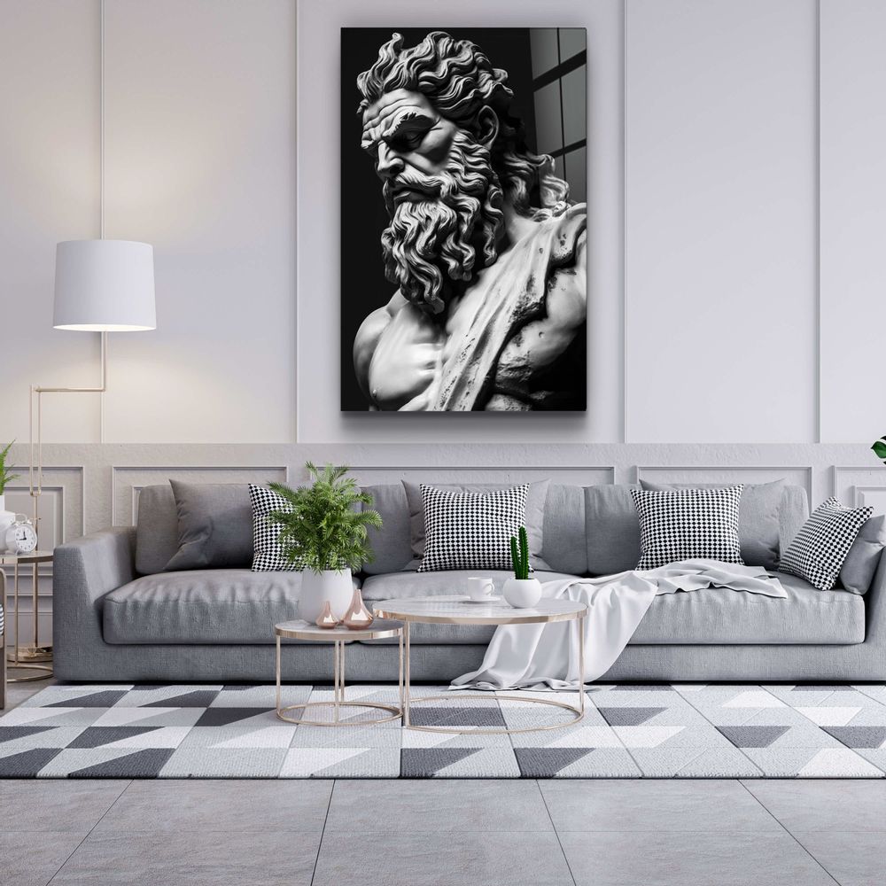 Other wall decoration - ZeusDesigners Collection Glass Wall Art  110CMx70CM - ARTDESIGNA