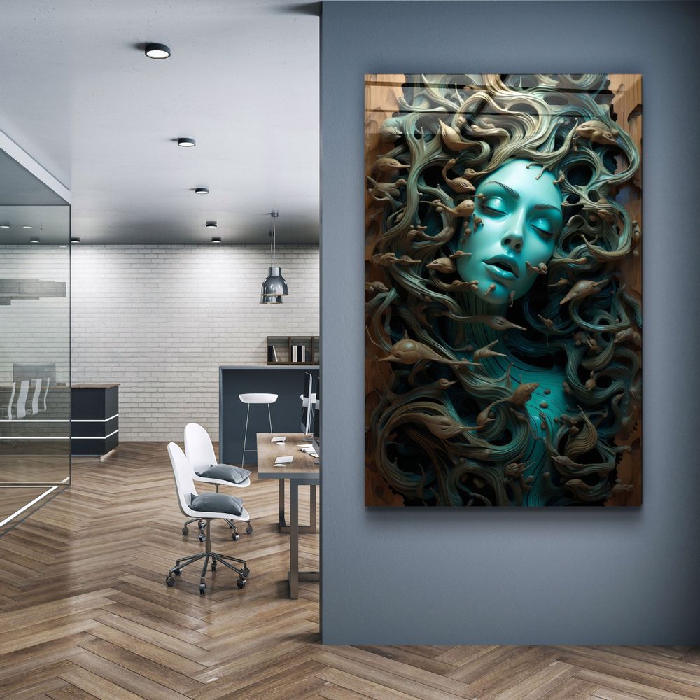 Autres décorations murales - Une autre décoration murale en verre de la collection LifeDesigners 110CMx70CM - ARTDESIGNA