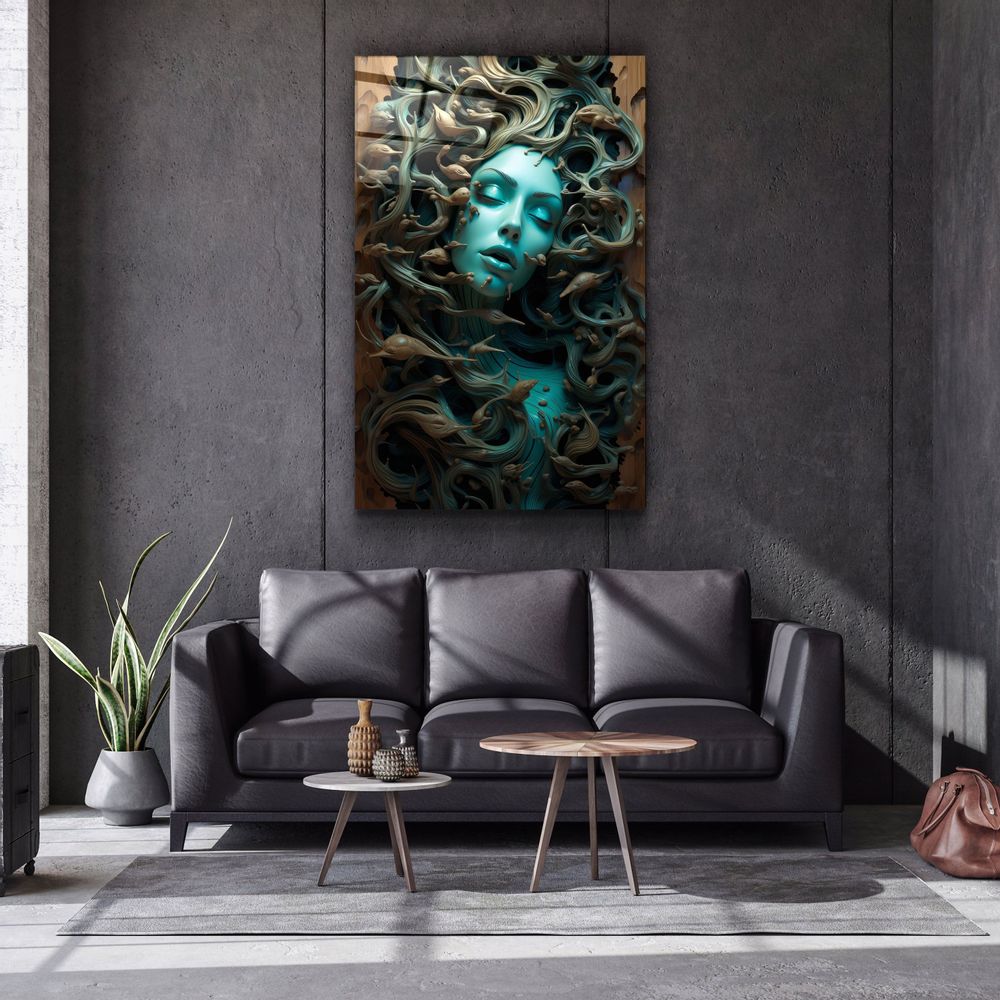 Autres décorations murales - Une autre décoration murale en verre de la collection LifeDesigners 110CMx70CM - ARTDESIGNA