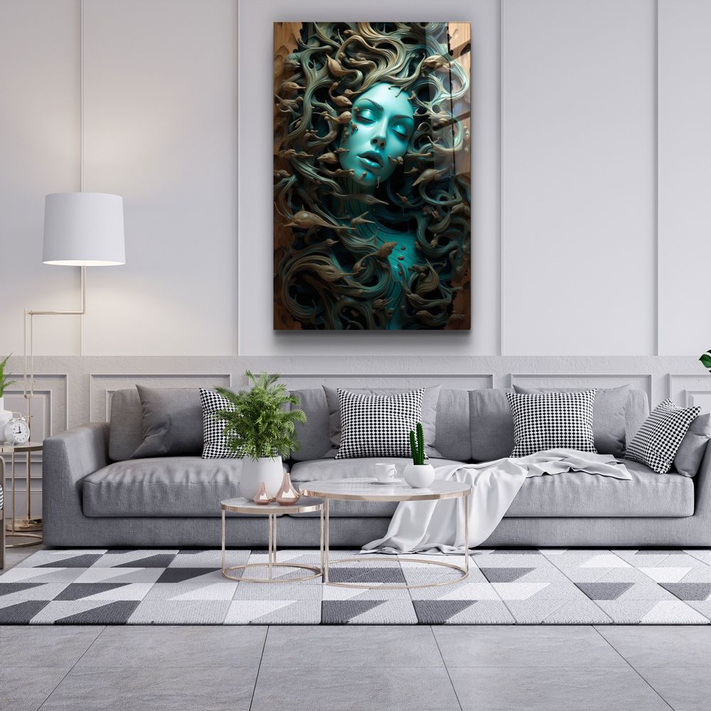 Autres décorations murales - Une autre décoration murale en verre de la collection LifeDesigners 110CMx70CM - ARTDESIGNA