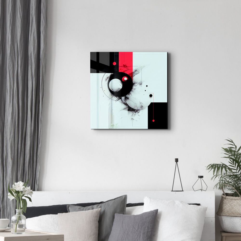 Other wall decoration - Modern Lines - Designers Collection Glass Wall Art 110CMx70CM - ARTDESIGNA
