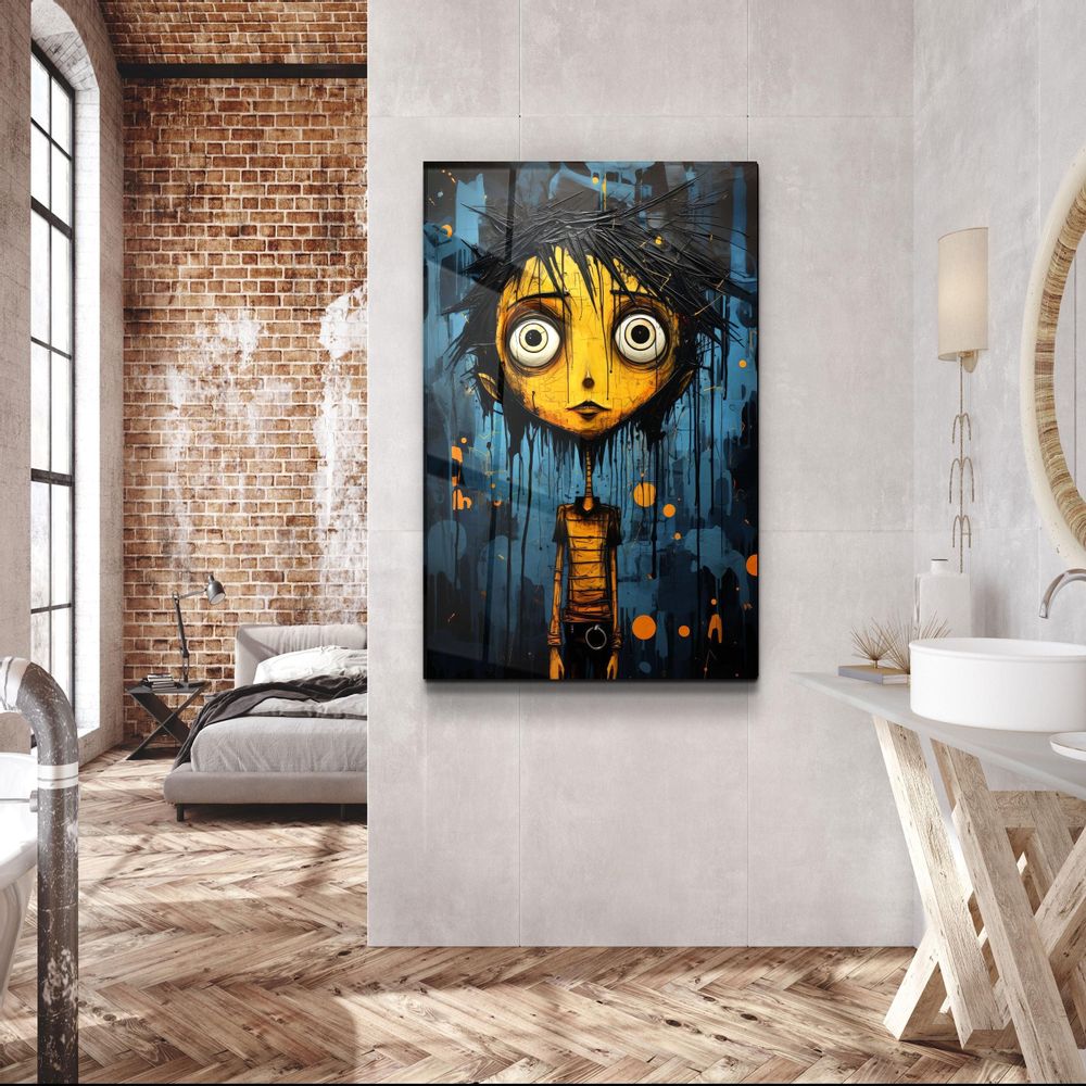 Autres décorations murales - Un autre jour dans ma routine | Art mural en verre de la collection Designers 110CMx70CM - ARTDESIGNA