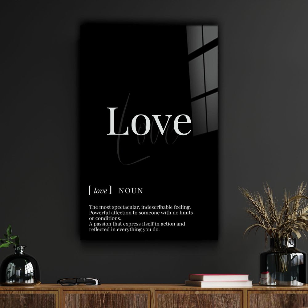 Autres décorations murales - Amour | Art mural en verre de la collection Designers 110CMx70CM - ARTDESIGNA
