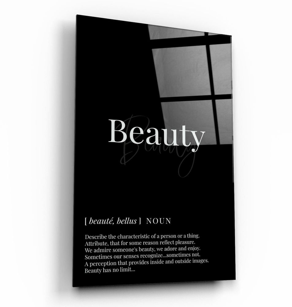 Other wall decoration - Beauty | Designers Collection Glass Wall Art 110CMx70CM - ARTDESIGNA