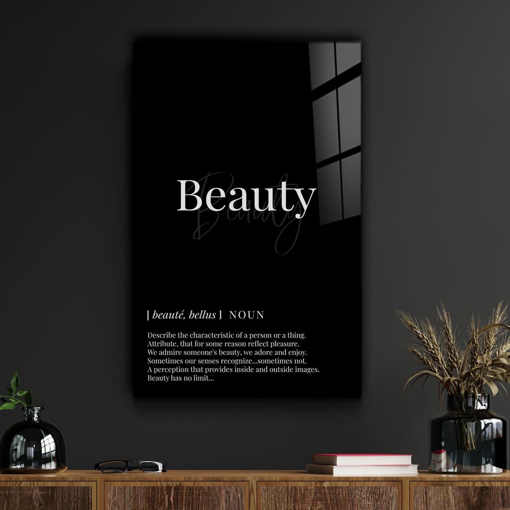 Other wall decoration - Beauty | Designers Collection Glass Wall Art 110CMx70CM - ARTDESIGNA