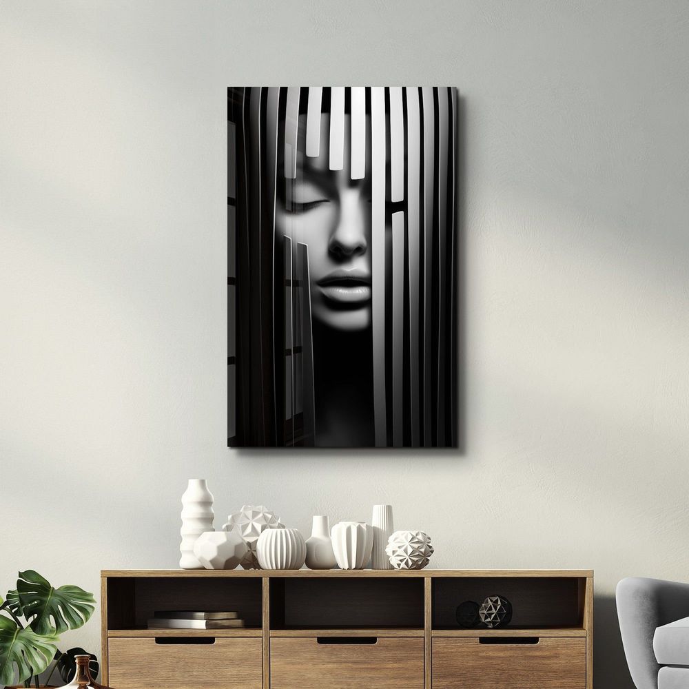 Autres décorations murales - Derrière les bars - Designers Collection Art mural en verre 110CMx70CM - ARTDESIGNA