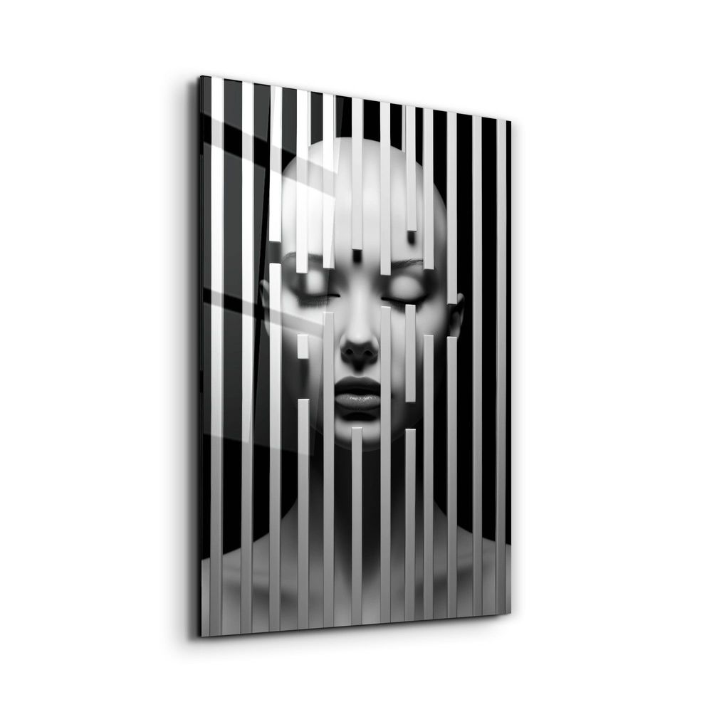 Autres décorations murales - Derrière les bars 2 Designers Collection Art mural en verre 110CMx70CM - ARTDESIGNA