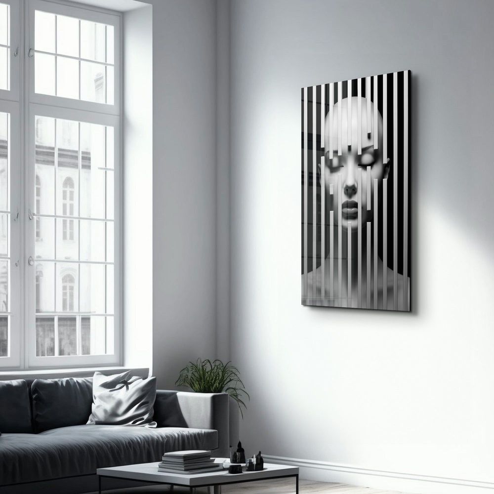 Autres décorations murales - Derrière les bars 2 Designers Collection Art mural en verre 110CMx70CM - ARTDESIGNA