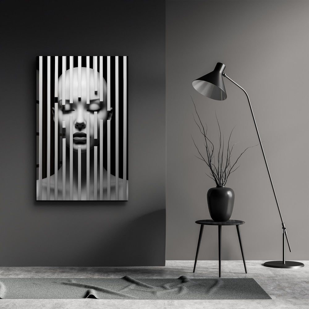 Autres décorations murales - Derrière les bars 2 Designers Collection Art mural en verre 110CMx70CM - ARTDESIGNA