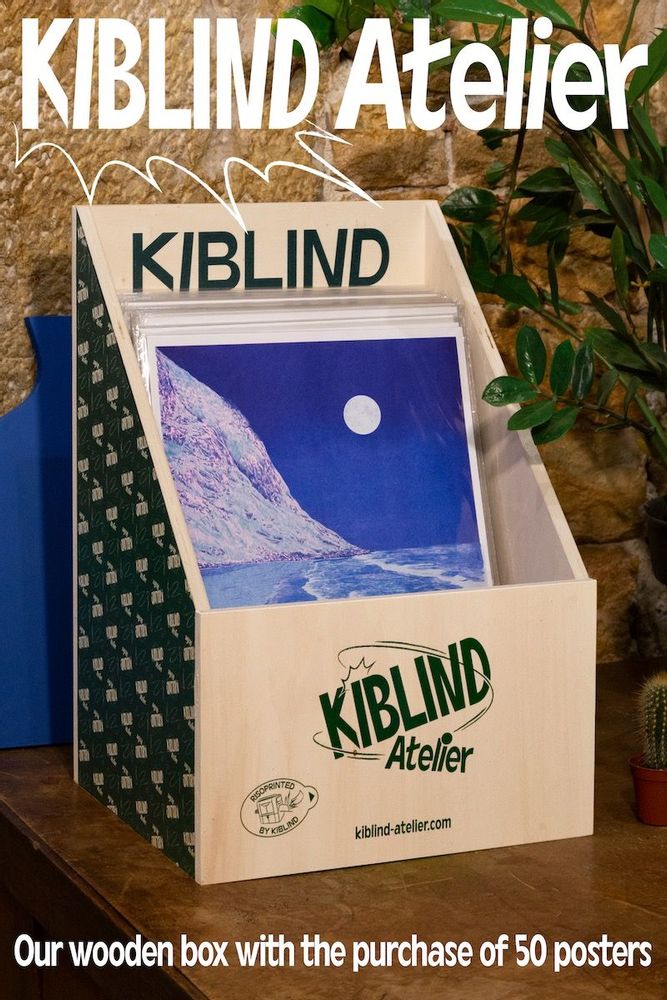 Affiches - Affiche A3 - Simon Bailly - Roland Garros - KIBLIND ATELIER