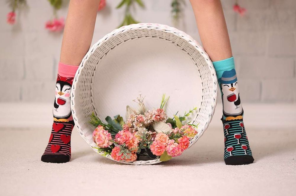 Socks - Arty Love Cotton Socks - PIRIN HILL