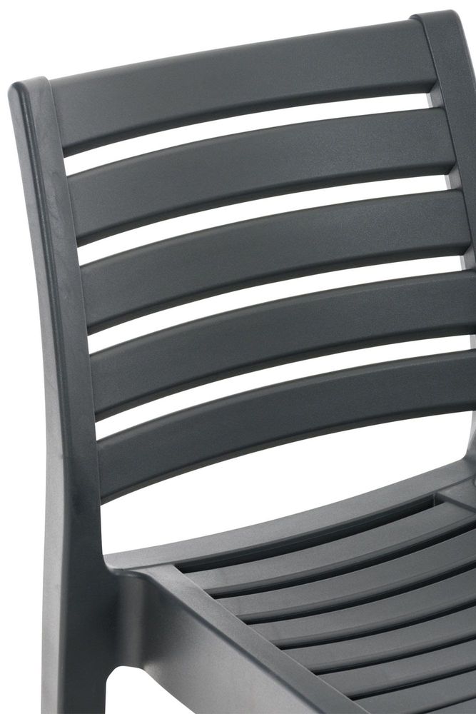 Tabourets - Tabouret de bar empilable Ares - Gris foncé - VIBORR