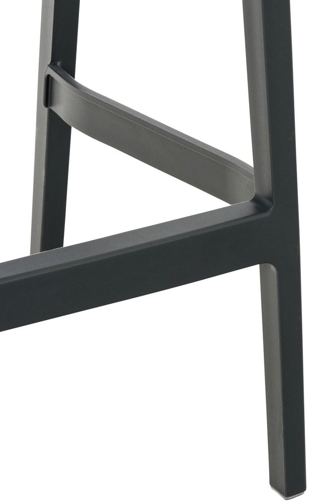 Tabourets - Tabouret de bar empilable Ares - Gris foncé - VIBORR