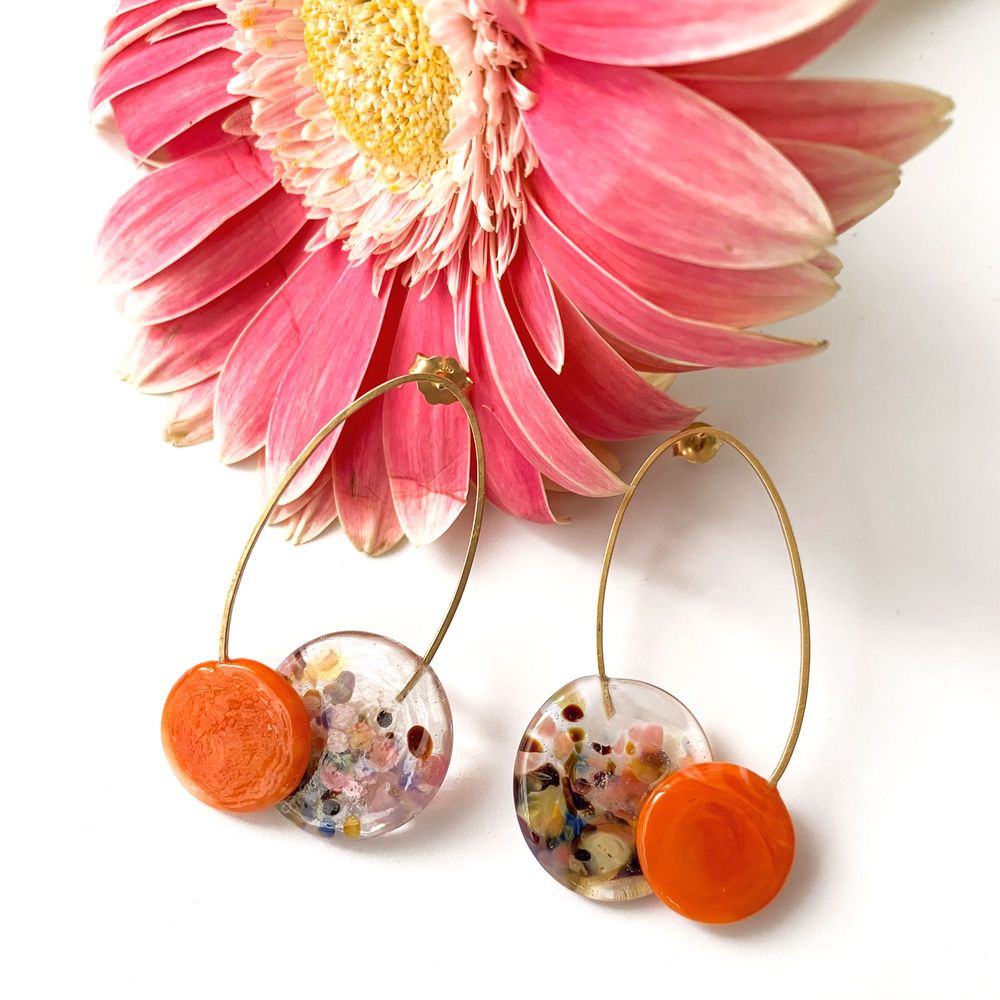 Gifts - Elia confetti glass earrings - CHAMA NAVARRO