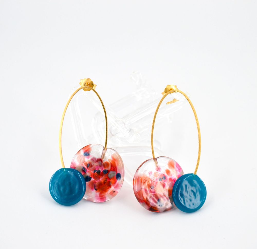 Gifts - Elia confetti glass earrings - CHAMA NAVARRO