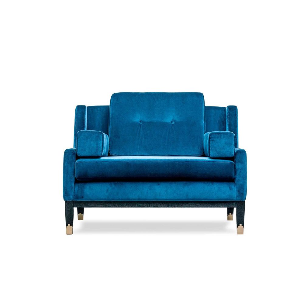 Armchairs - Mr Jones Armchair in Cotton Velvet - DUISTT