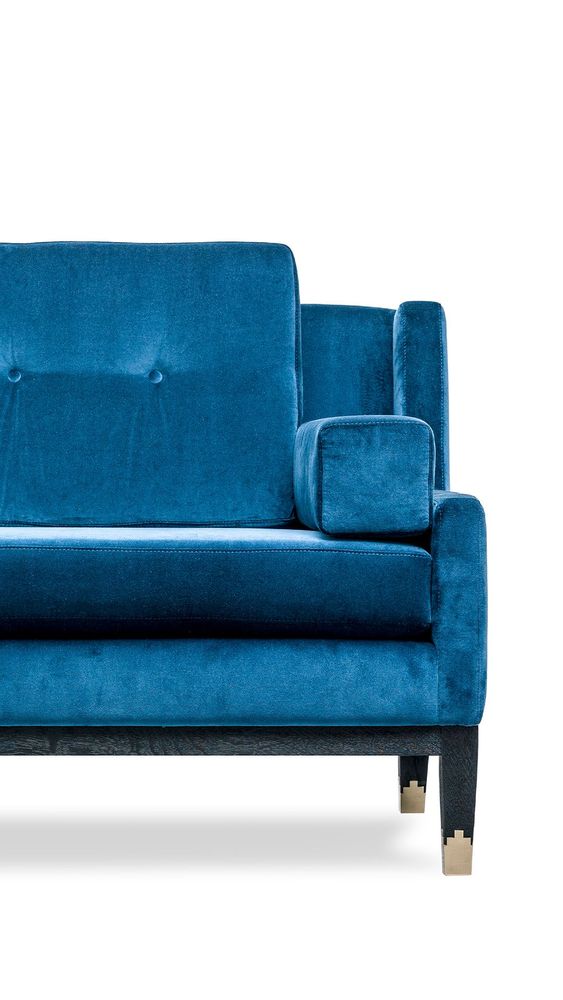 Armchairs - Mr Jones Armchair in Cotton Velvet - DUISTT