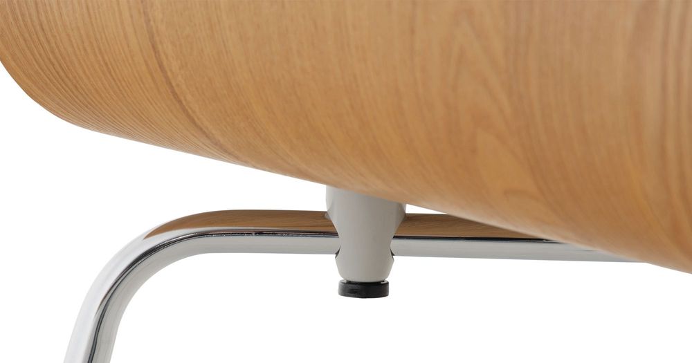 Office seating - Pepe wood and metal visitor chair - Oak - VIBORR