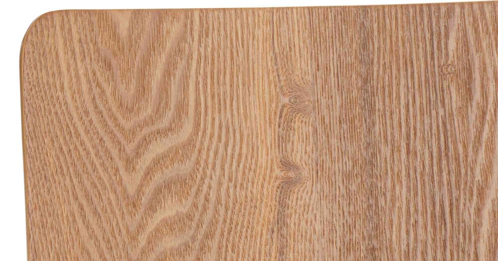 Office seating - Pepe wood and metal visitor chair - Oak - VIBORR
