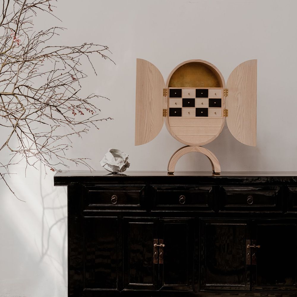 Storage boxes - Little Cabinet Oddity - SQUARE DROP