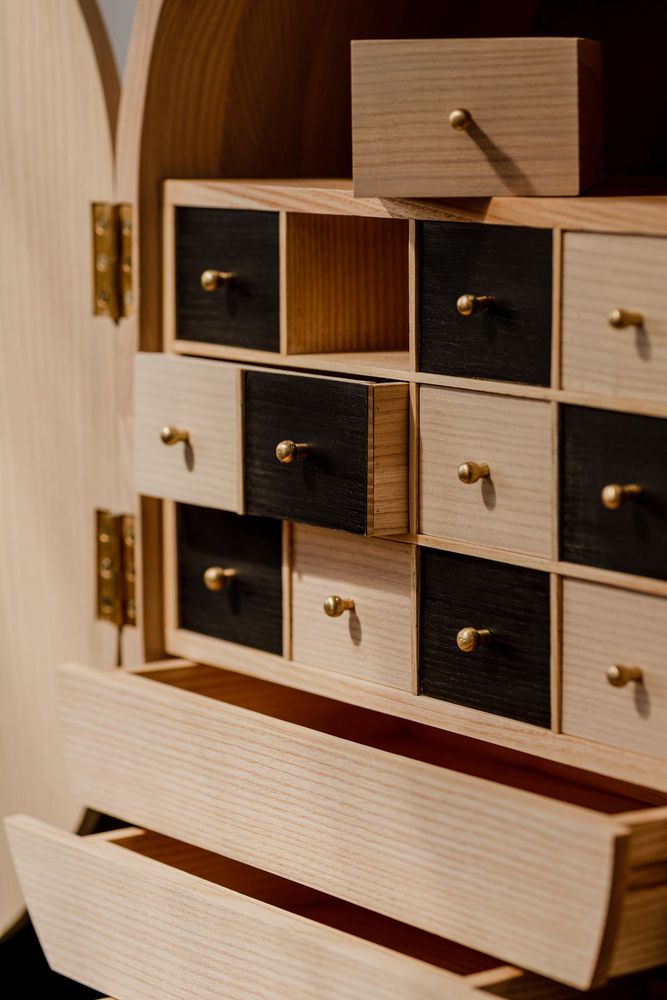 Storage boxes - Little Cabinet Oddity - SQUARE DROP