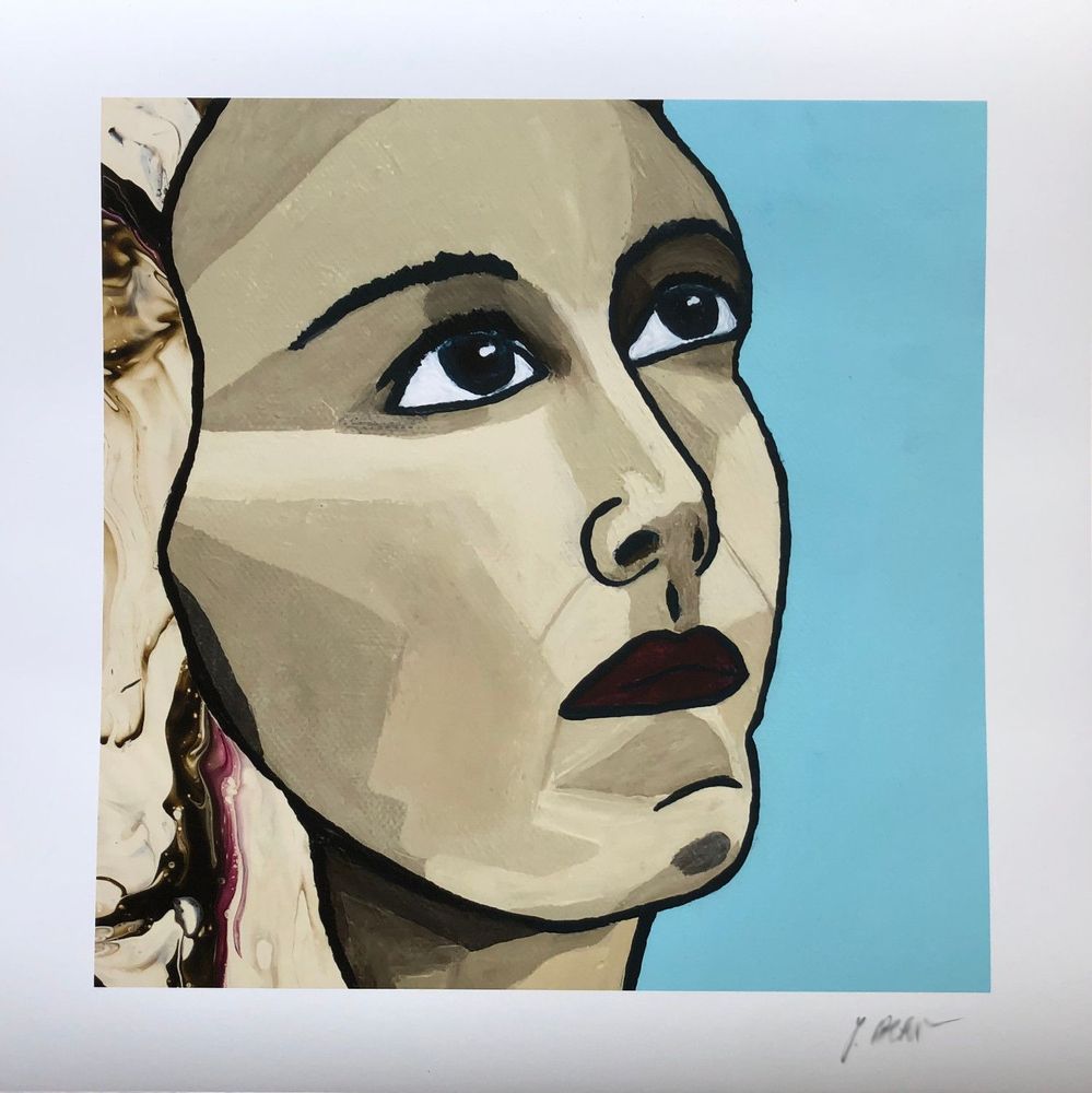 Sacs et cabas - Impression d'art Abyss (50 x 50 cm) - JALUSTOWSKI.DESIGN