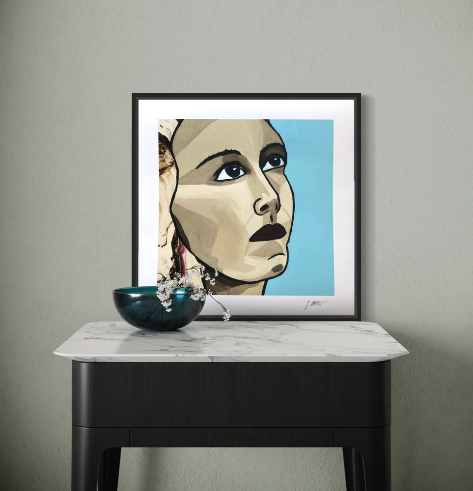 Sacs et cabas - Impression d'art Abyss (50 x 50 cm) - JALUSTOWSKI.DESIGN