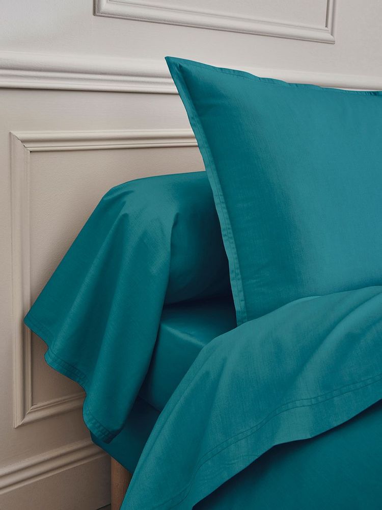 Linge de lit - Première Émeraude - Parure de lit en percale de coton - ESSIX