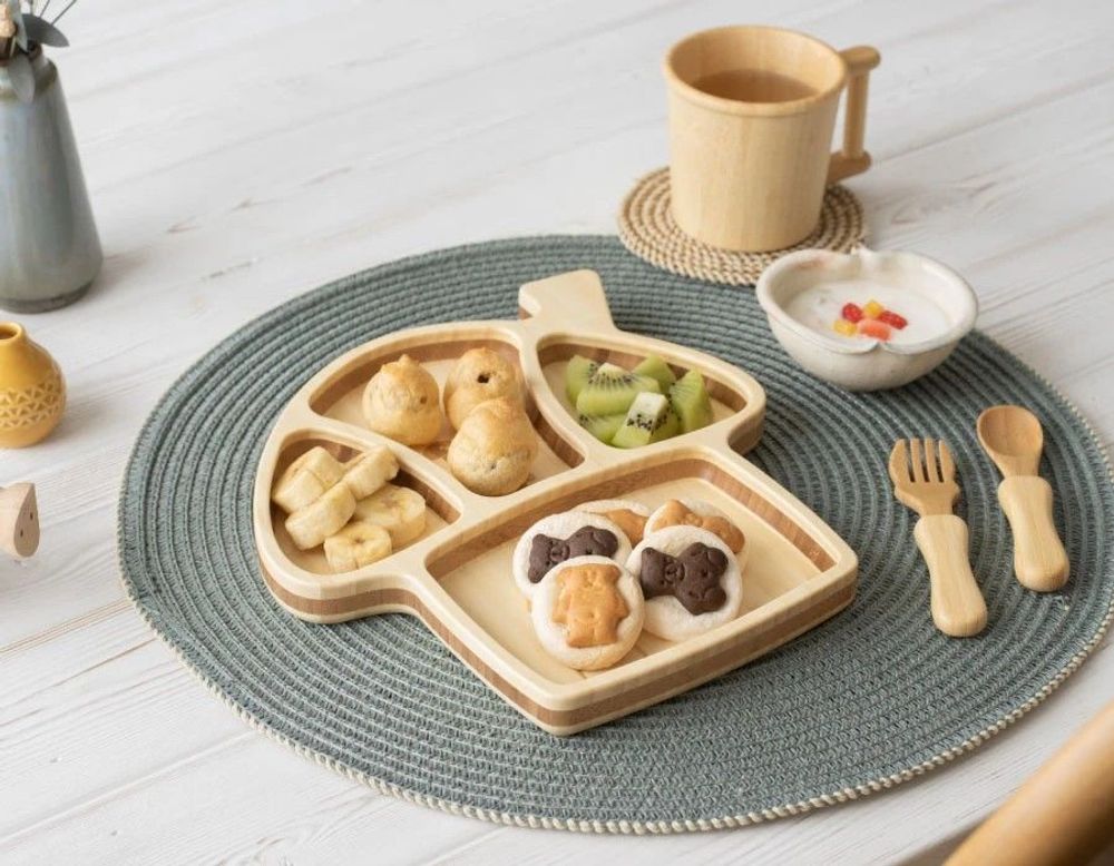 Couverts & ustensiles de cuisine - Assiette enfant Champignon - OMISSEY