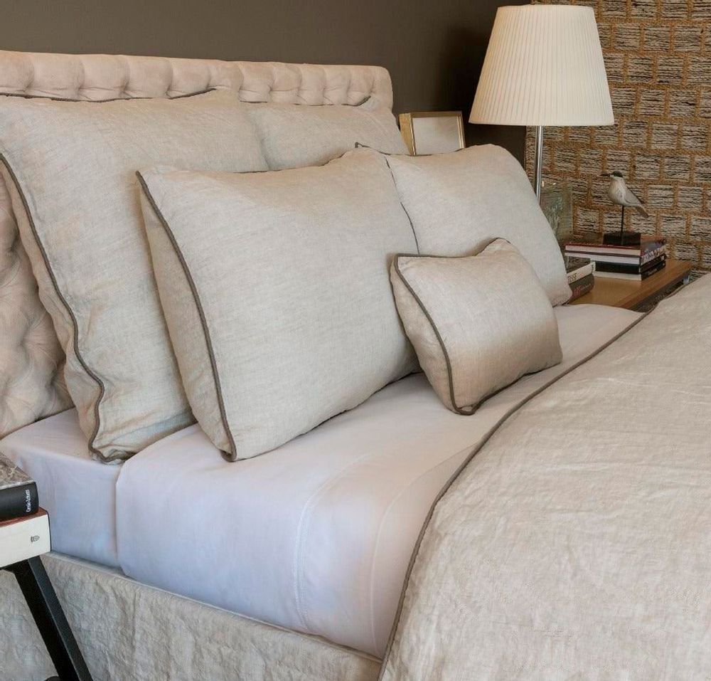 Bed linens - Premium Washed Linen Bed Set MILAN - SOWL