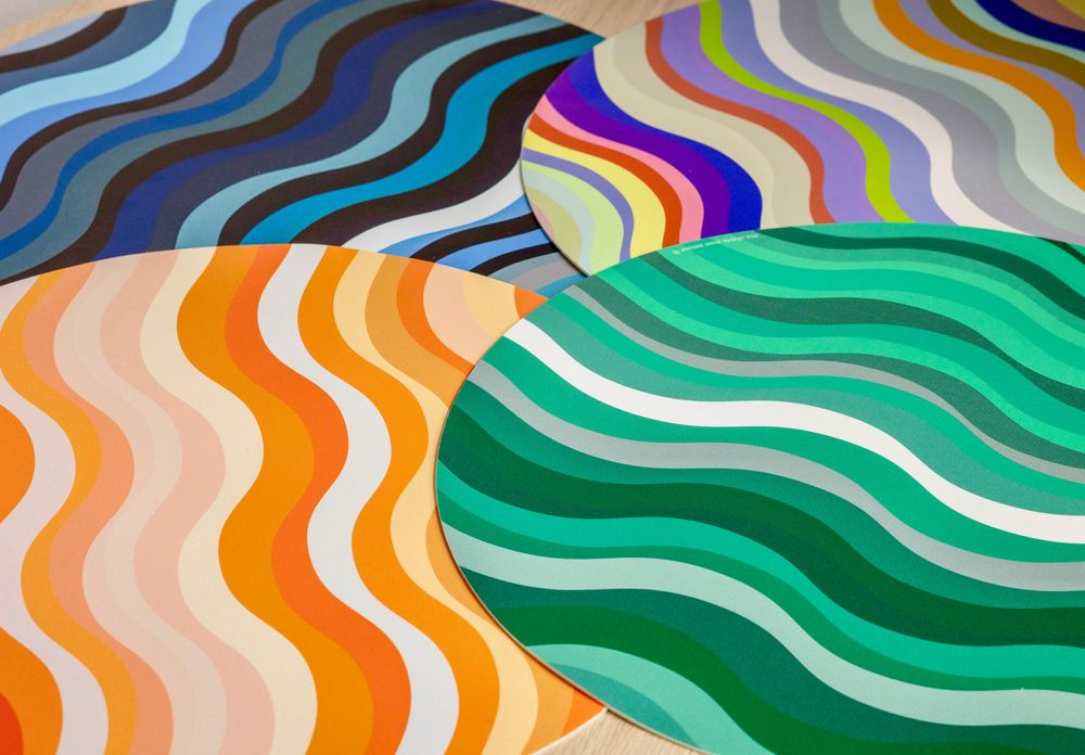 Design objects - Placemat Psychedelic Green - MA CHÉRIE MON AMOUR