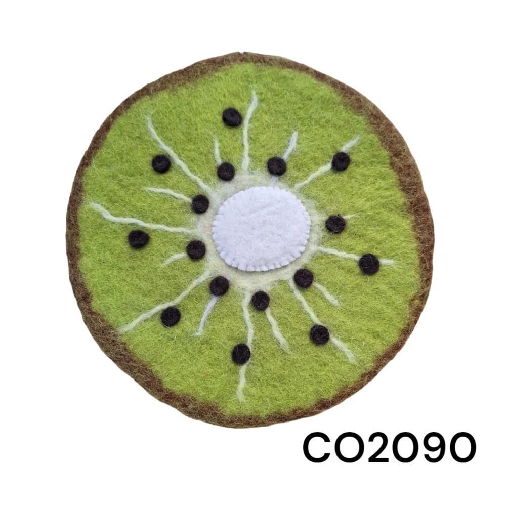 Objets design - Felt kiwi coaster - FELTGHAR - HANDMADE WITH LOVE