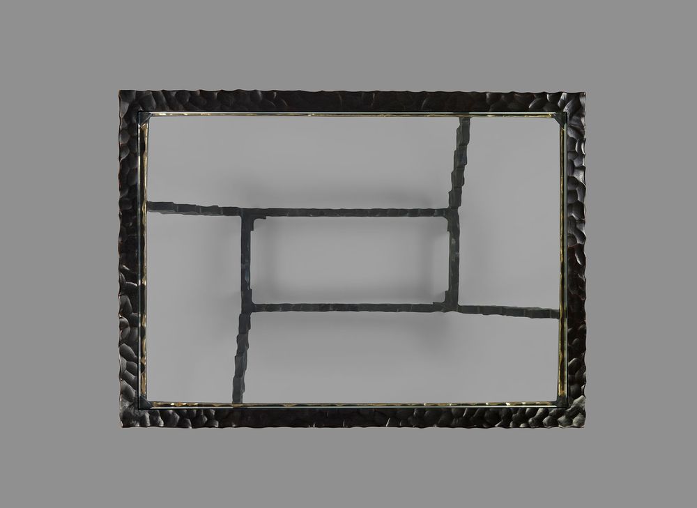 Tables basses - Table basse Ziggourat en bronze coulé - EAGLADOR